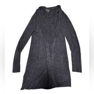Barefoot Dreams CozyChic Lite Gray Open Front Cardigan Women’s M